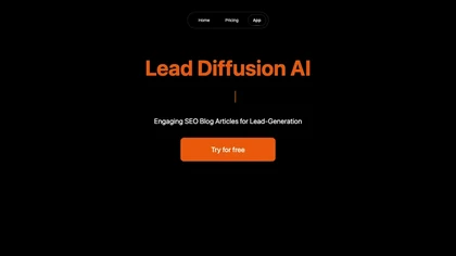 Lead diffusion ai